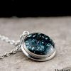 Handmade Ink-Blue Chips Necklace – Wholesale Bulk Jewelry for Resellers & Boutiques
