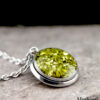 Wedding & Party Jewelry – Olive-Green Chips Necklace – Perfect for Corporate Gifts & Events