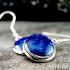 Deep-Blue Sparkle Chip Earrings – Handmade Jewelry for Wholesale & Boutiques
