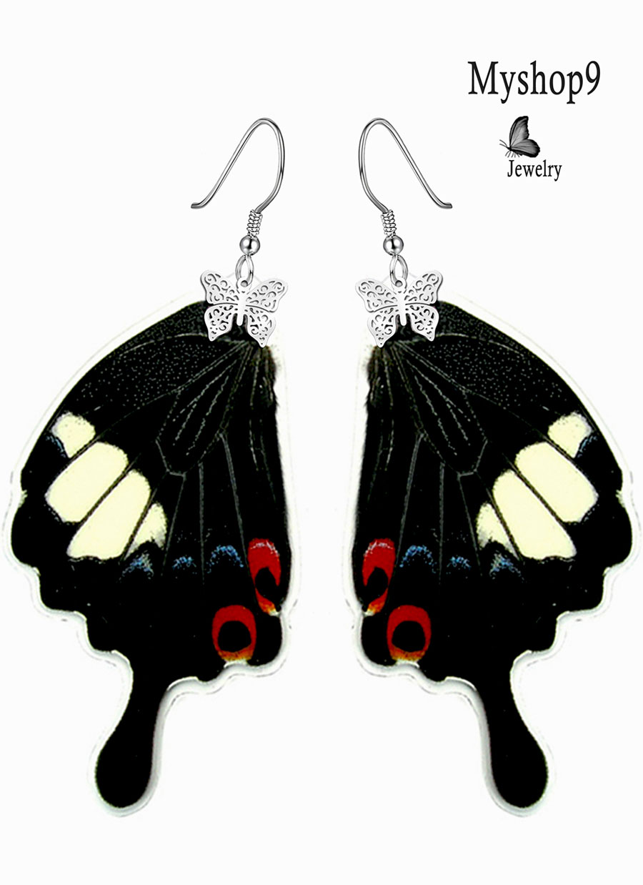 Custom Butterfly Wing Jewelry – Perfect for Corporate Gifting – Papilio Iswara Wing Earrings – Unique Gift Idea - Image 2