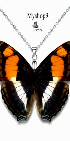 doxocopa laura ethical handmade butterfly necklace closeup