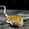 Handmade Gold Sparkle Chip Earrings – Unique Gift-Ready Jewelry