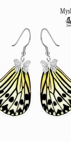 ideopsis gaura butterfly earrings wholesale artisan bulk closeup