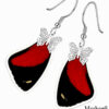 Trendy Butterfly Earrings – Real Callicore Cyllene Wings – Fashion Jewelry for Women