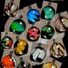 Assorted real butterfly wing necklaces in glass lens wholesale set – handmade jewelry for boutiques