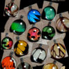 20-piece assorted real butterfly wing necklaces wholesale set, handmade colorful pendants for gift shops and boutiques